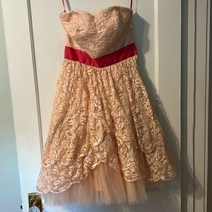 Betsy Johnson Lace Midi Dress